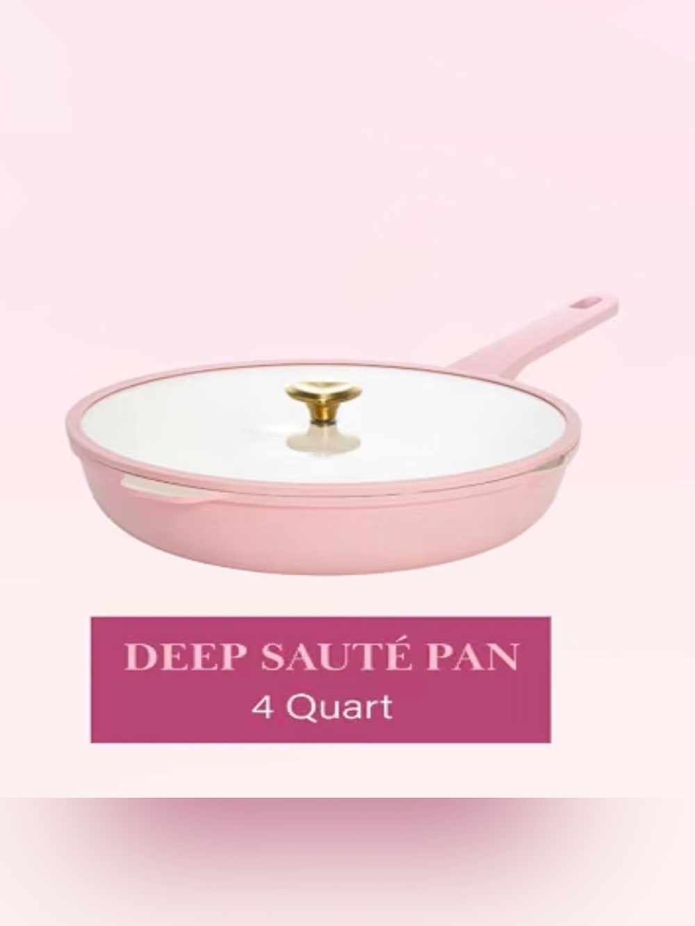 Paris Hilton Deep Sauté Pan - 4 quart